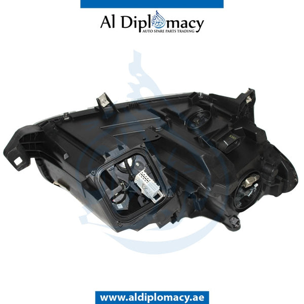 Left Headlight, Xenon, EMPTY for Mercedes-Benz GL Class W166 (2011-2019) models, Part Number ATC-1668205459