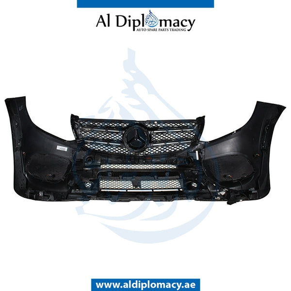 Front Bumper, WITH SENSOR Hole, Amg, COMPLETE for Mercedes-Benz GL Class X166 (2013-2019) models, Part Number ATC-1668851900-CO