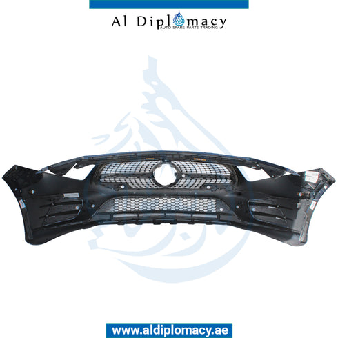 Front Bumper, WITH SENSOR Hole, COMPLETE for Mercedes-Benz A Class W177 (2018-2020) models