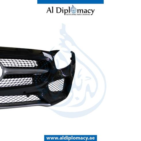 Front Bumper, WITH SENSOR Hole, COMPLETE for Mercedes-Benz AMG GT C190 (2015) models