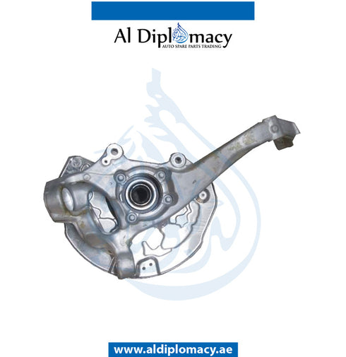 Front Left STEERING Knuckle, COMPLETE for Mercedes-Benz C Class W205 (2015-2021) models, Part Number ATC-2053322700-CO