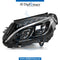 Left Headlight, DYNAMIC Led, COMPLETE for Mercedes-Benz C Class W205 (2015-2021) models, Part Number UN-2058202961-CO