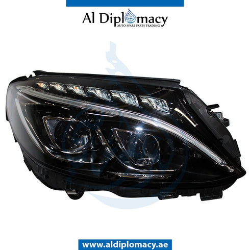 Right Headlight, DYNAMIC LED for Mercedes-Benz C Class W205 (2015-2021) models, Part Number ATC-2058203061