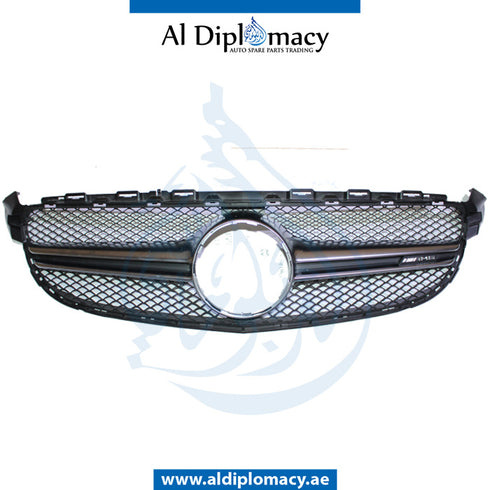 SHOW Grille, 63 Style, COMPLETE for Mercedes-Benz C Class W205 (2015-2021) models, Part Number ATC-2058880223-CO