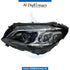 Left Headlight, UPGRADE TO 2019 LOOK for Mercedes-Benz C Class W205 (2015-2021) models, Part Number T-2059066404-UPGRADE