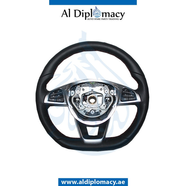 STEERING Wheel, Black, AMG for Mercedes-Benz C Class W205 (2015-2021) models, Part Number ATC-205ST-WH-AMG