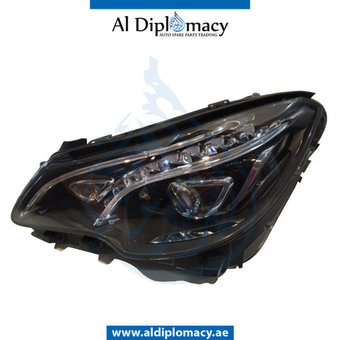 Left Headlight, DYNAMIC Led, COMPLETE for Mercedes-Benz E Class W207 (2009-2017) models, Part Number ATC-2078208561-CO