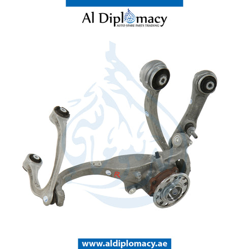 Front Right STEERING Knuckle, COMPLETE for Mercedes-Benz E Class W213 (2017-2023) models, Part Number ATC-2133324800-CO