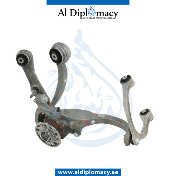 Front Left STEERING Knuckle, COMPLETE for Mercedes-Benz E Class W213 (2017-2023) models, Part Number ATC-2133325100-CO