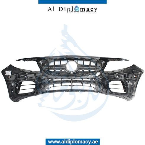 Front Bumper, WITH SENSOR Hole, COMPLETE for Mercedes-Benz E Class W213 (2017-2023) models, Part Number ATC-2138858600-CO