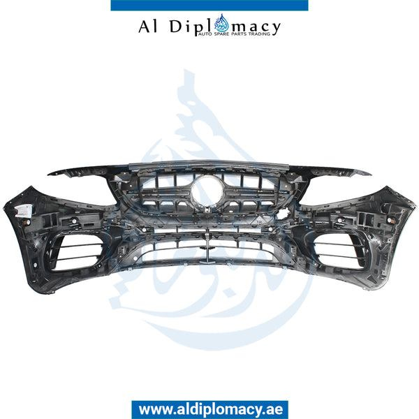 Front Bumper, WITH SENSOR Hole, COMPLETE for Mercedes-Benz E Class W213 (2017-2023) models, Part Number ATC-2138858600-CO