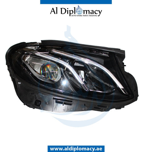 Right Headlight, Led, COMPLETE for Mercedes-Benz E Class W213 (2017-2023) models, Part Number ATC-2139064204-CO