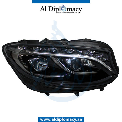 Right Headlight, DYNAMIC Led, EMPTY for Mercedes-Benz S Class C217 (2015-2021) models, Part Number ATC-2179063800