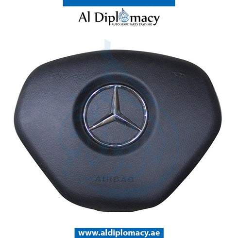 STEERING WHEEL Airbag, BLACK for Mercedes-Benz CLS Class W218 (2011-2018) models, Part Number ATC-2188603029-BK