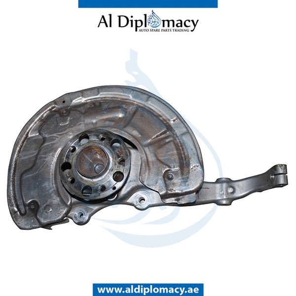 Front Left STEERING Knuckle, EMPTY for Mercedes-Benz S Class C217 (2015-2021) models, Part Number ATC-2223321901-EM