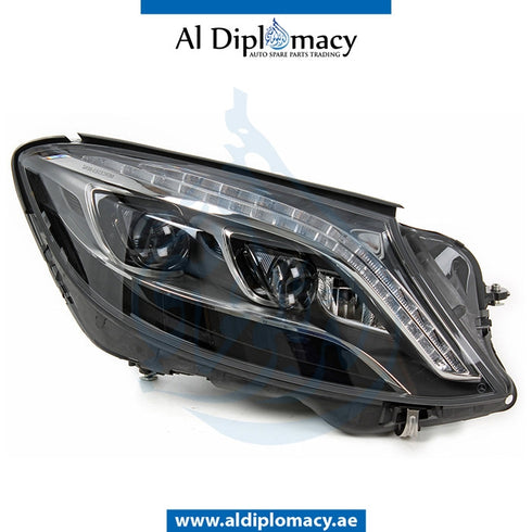 Right Headlight, DYNAMIC Led, EMPTY for Mercedes-Benz S Class W222 (2014-2020) models, Part Number ATC-2228207461