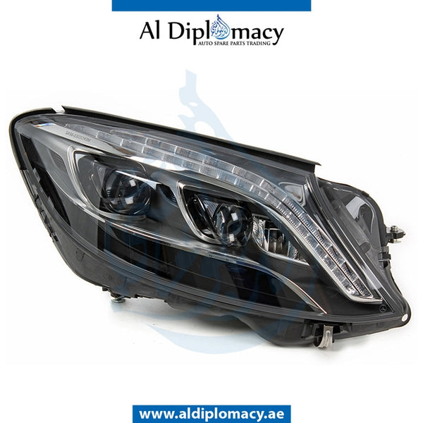 Right Headlight, DYNAMIC Led, EMPTY for Mercedes-Benz S Class W222 (2014-2020) models, Part Number ATC-2228207461