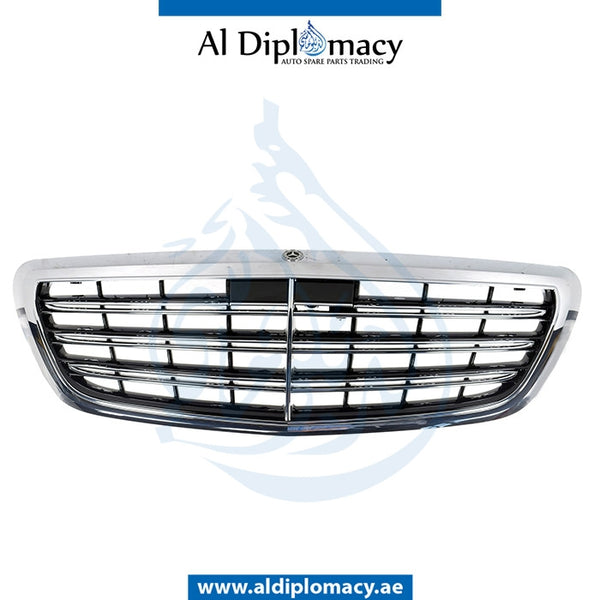 SHOW GRILLE for Mercedes-Benz S Class W222 (2014-2020) models, Part Number ATC-2228802400 9040