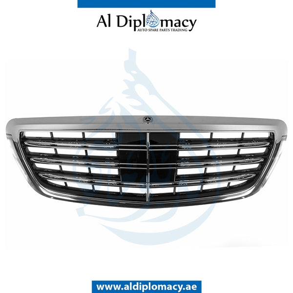 SHOW GRILLE for Mercedes-Benz S Class W222 (2014-2020) models, Part Number ATC-2228803400 9040