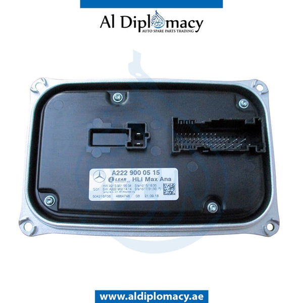LED HEADLIGHT CONTROL UNIT for Mercedes-Benz S Class W205 (2015-2021) models, Part Number ATC-2229000515