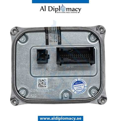LED HEADLIGHT CONTROL UNIT for Mercedes-Benz S Class W222 (2014-2020) models, Part Number ATC-2229004405