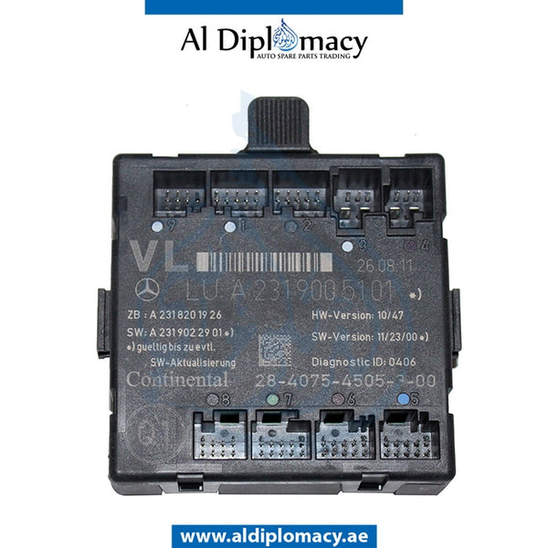 Front Left DOOR CONTROL UNIT for Mercedes-Benz SL Class W231 (2013-2020) models, Part Number ATC-2319005101