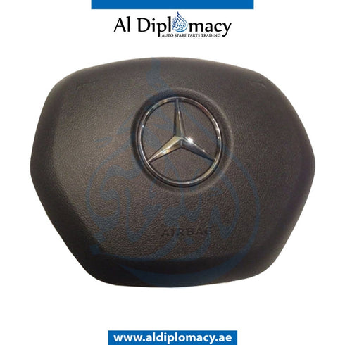 STEERING WHEEL Airbag, BROWN for Mercedes-Benz B Class W166 (2011-2019) models, Part Number ATC-2468603102-BR