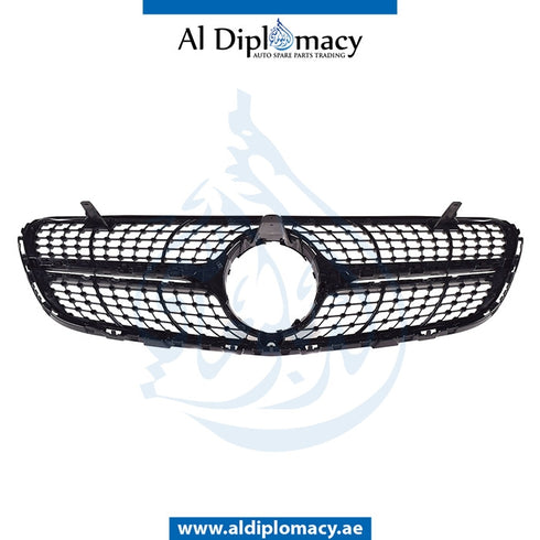 SHOW Grille, WITHOUT SURROUND VIEW CAMERA HOLE for Mercedes-Benz GLC Class W253 (2015-2022) models