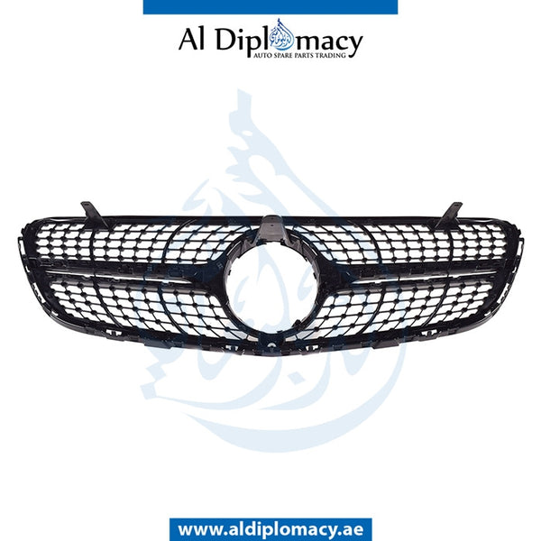 SHOW Grille, WITHOUT SURROUND VIEW CAMERA for Mercedes-Benz GLC Class W253 (2015-2022) models, Part Number ATC-2538880100 9040