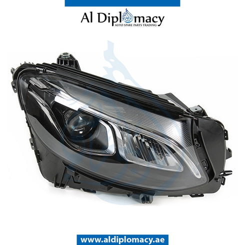 Right Headlight, STATIC Led, EMPTY for Mercedes-Benz GLC Class W253 (2015-2022) models, Part Number ATC-2539061001