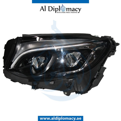 Left Headlight, DYNAMIC Led, COMPLETE for Mercedes-Benz GLC Class W253 (2015-2022) models, Part Number ATC-2539061501-CO