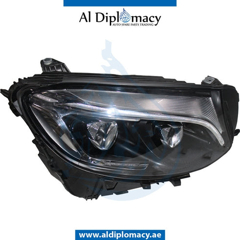 Right Headlight, DYNAMIC Led, COMPLETE for Mercedes-Benz GLC Class W253 (2015-2022) models, Part Number ATC-2539061601-co