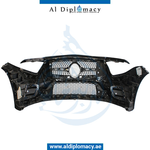 Front Bumper, WITH SENSOR AND WIPER Hole, COMPLETE for Mercedes-Benz CLS Class W257 (2019) models