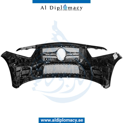 Front Bumper, WITH SENSOR Hole, COMPLETE for Mercedes-Benz CLS Class W257 (2019) models