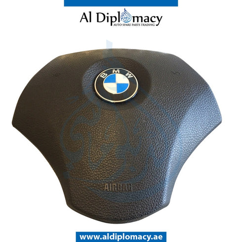 STEERING WHEEL Airbag, BLACK for BMW 5 Series E60 (2004-2010) models, Part Number ATC-32346774449-BK