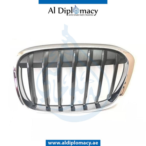Left SHOW GRILLE for BMW X1 Series F48 (2015-2019) models, Part Number ATC-51117383363