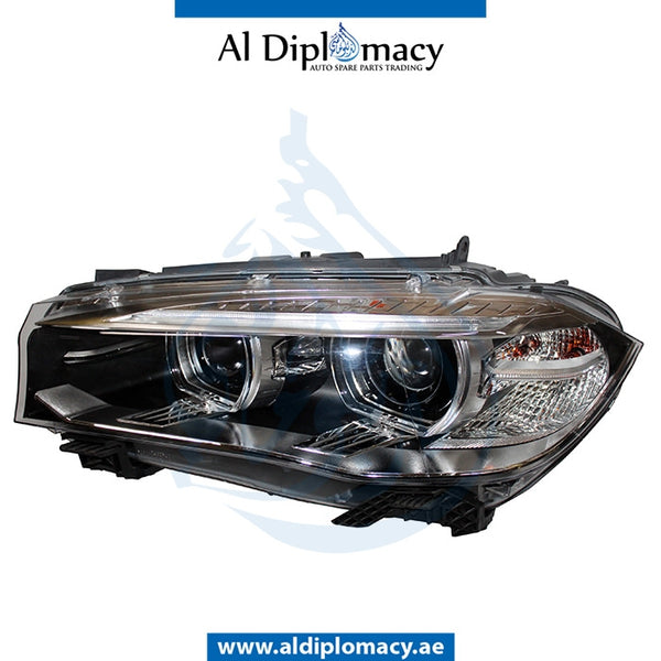 Left Headlight, BI Xenon, COMPLETE for BMW X5 Series F15 (2013-2018) models, Part Number ATC-63117317101-CO