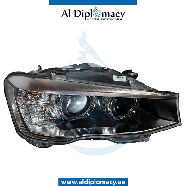 Right Headlight, BI Xenon, COMPLETE for BMW X3 Series F25 (2010-2017) models, Part Number ATC-63117401132-CO