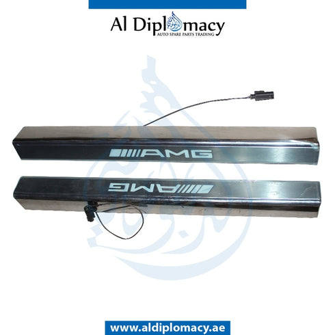 AMG ENTRANCE STRIPS for Mercedes-Benz C Class W204 (2007-2015) models, Part Number B66021063