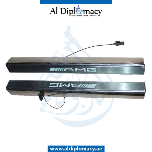 AMG ENTRANCE STRIPS for Mercedes-Benz C Class W204 (2007-2015) models, Part Number B66021063