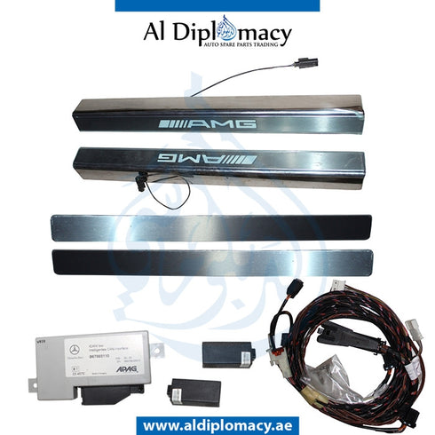 AMG ENTRANCE STRIPS for Mercedes-Benz C Class W204 (2007-2015) models