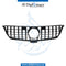 SHOW Grille, GTR Style, BLACK for Mercedes-Benz GL Class X166 (2013-2019) models, Part Number T-166GRILL (GLS) (GTR STYLE)-BK