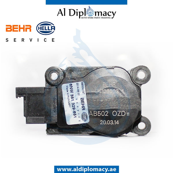 Air Flap Actuat Motor 6Nw 351.329-651, Mercedes-Benz C Class W203 Models By Behr Part Number 2038201642