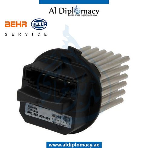 BLOWER REGULATOR 5HL 351 321-491 for Mercedes-Benz C Class W204 (2007-2015) models, Part Number BHR-2048707710