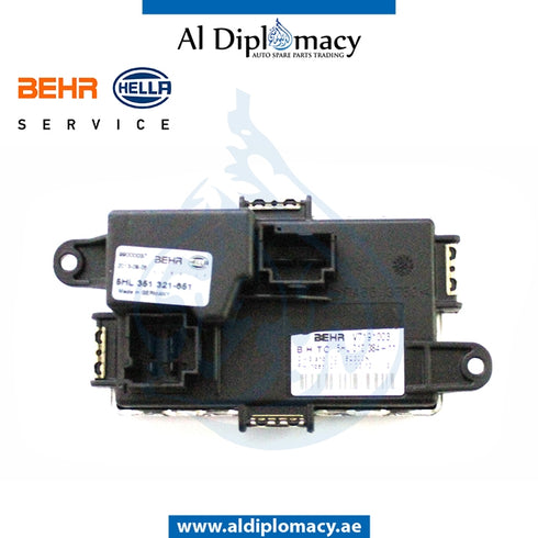 BLOWER MOTOR 5HL 351.321-651 for Mercedes-Benz C Class W204 (2007-2015) models