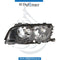 BMW 3 Series E46 Headlight Normal Black Left Side - OEM Part Number 63126902745 Tyc