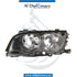 BMW 3 Series E46 Headlight Normal Black Left Side - OEM Part Number 63126902745 Tyc