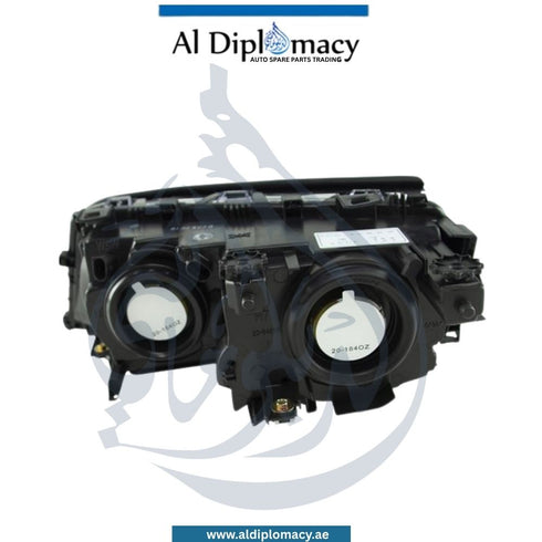 BMW 3 Series E46 Headlight Normal Black Left Side - OEM Part Number 63126919625 Tyc
