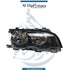 BMW 3 Series E46 Headlight Normal Black Right Side - OEM Part Number 63126904276 Tyc