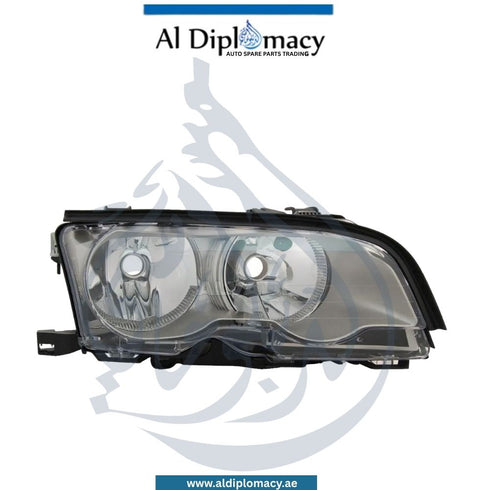 BMW 3 Series E46 Headlight Normal Right Side - OEM Part Number 63126919628 Tyc